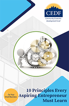 Ten Principles Every Aspiring Entrepreneur Must Learn booklet cover.