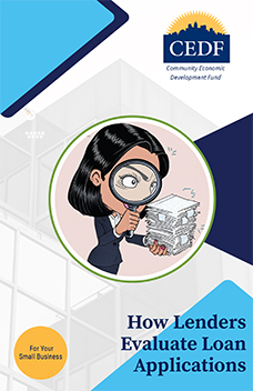 How Lenders Evaluate Loan Applications booklet cover.